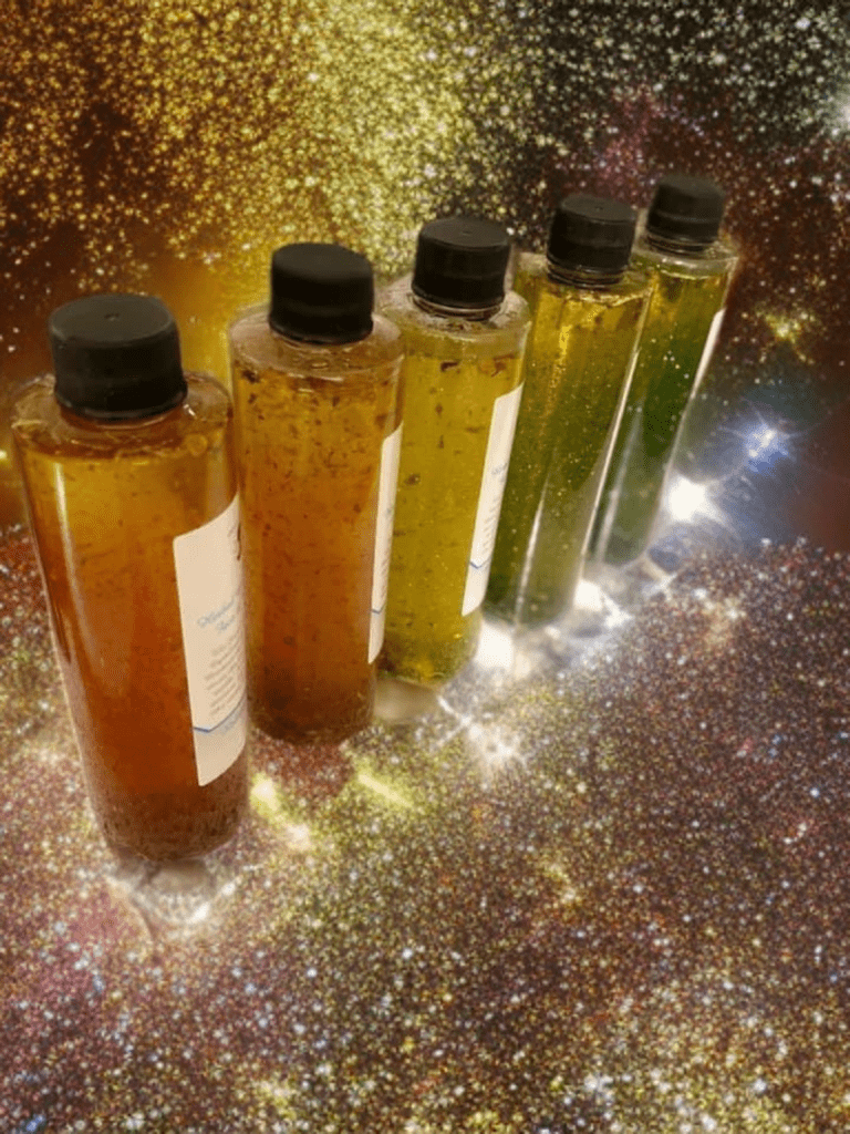 Holistic Vibrations Herbal Goddess Glow Chakra Healing Colored Oils