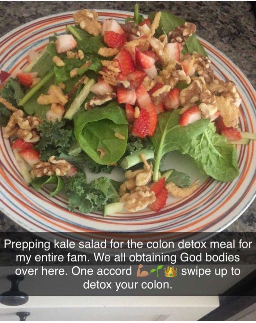 Vegan Vibez Strawberry Salad - Holistic Vibrations  
